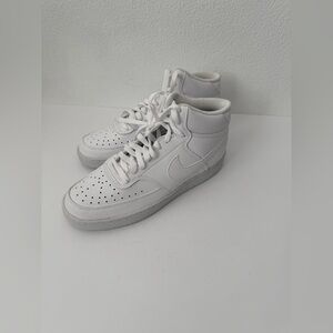 Nike Court Vision Mid Men's White Basketball Shoes, DN3577-100 Size 8